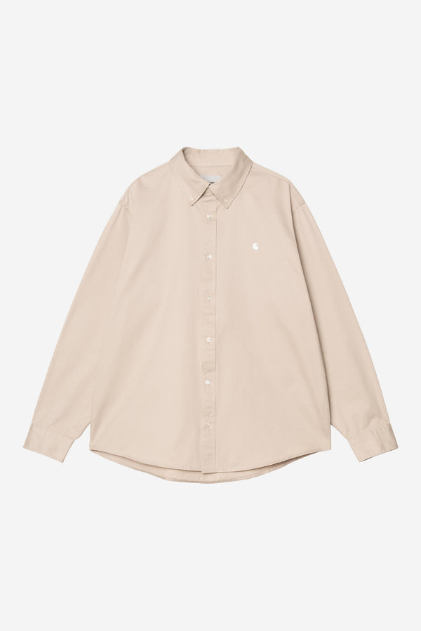 Carhartt Wip OG MADISON L/S SHIRT Fleur De Sel — Carhartt Wip
