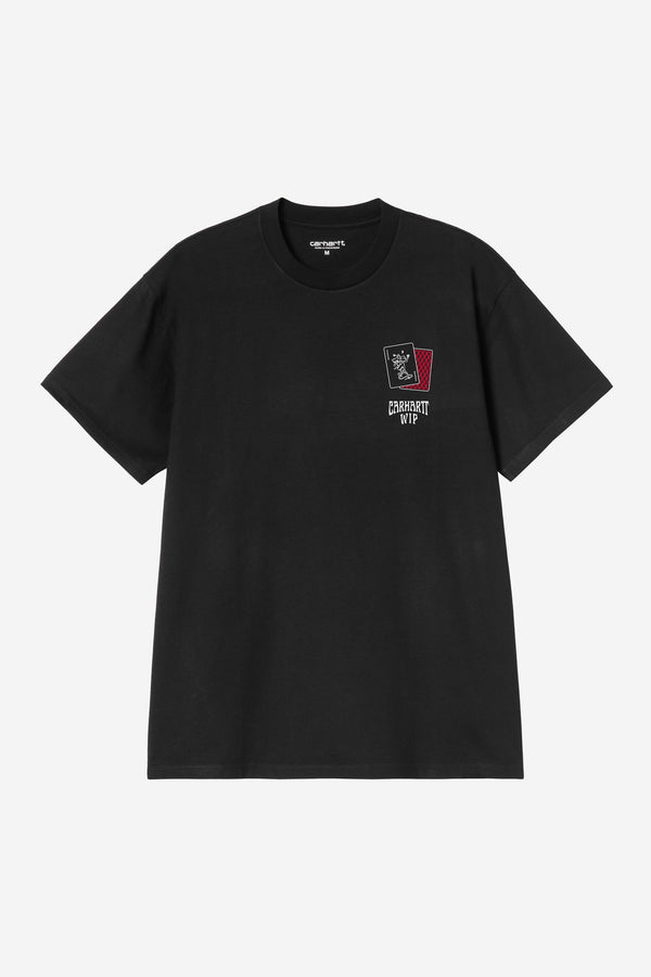 Carhartt Wip PLAYING CARDS S/S TEE Black — Carhartt Wip