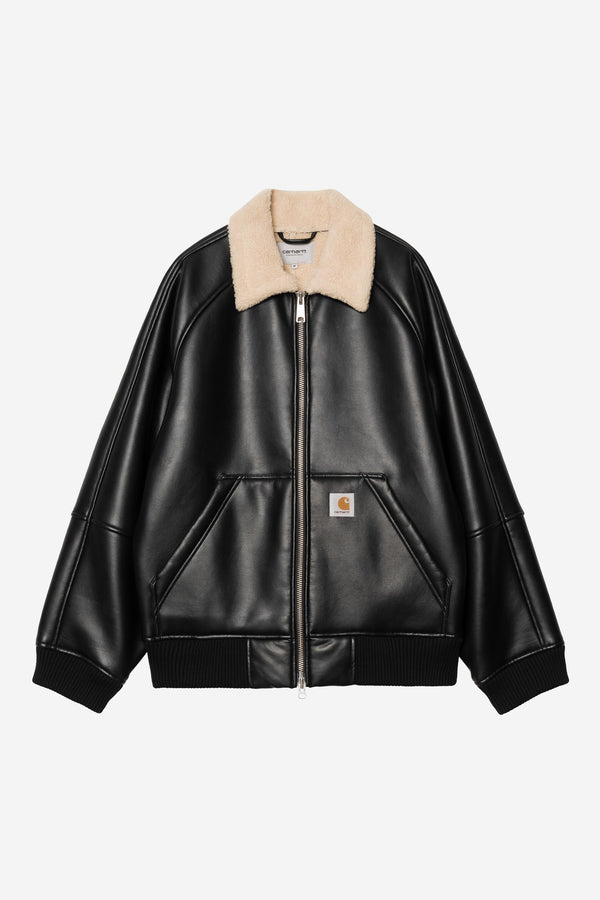Carhartt Wip SHEPTON JACKET Black / Natural — Carhartt Wip