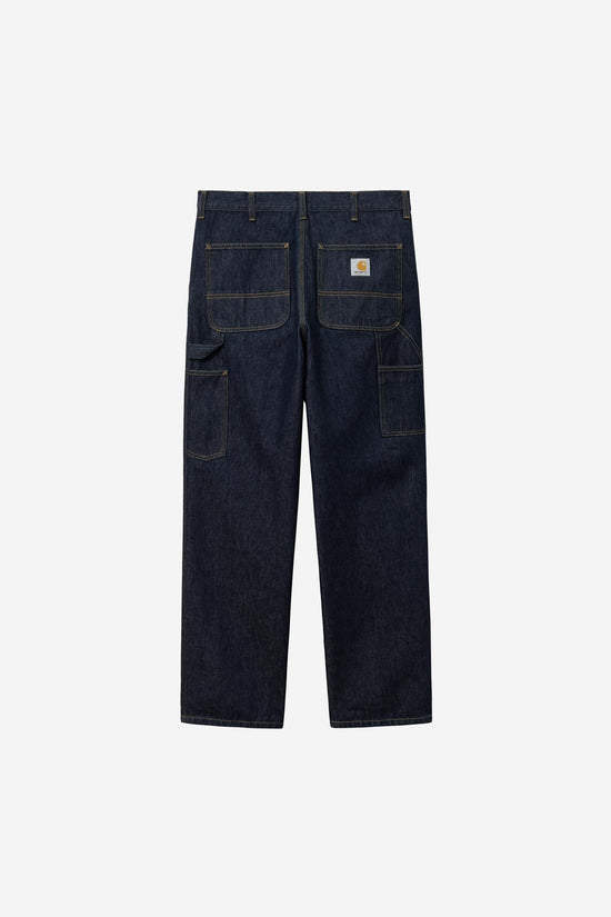 Carhartt Wip SINGLE KNEE PANT Blue rinsed — Carhartt WIP
