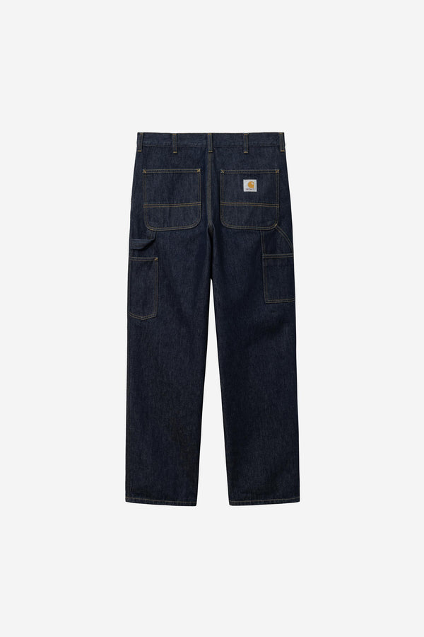 Carhartt Wip SINGLE KNEE PANT Blue rinsed — Carhartt Wip