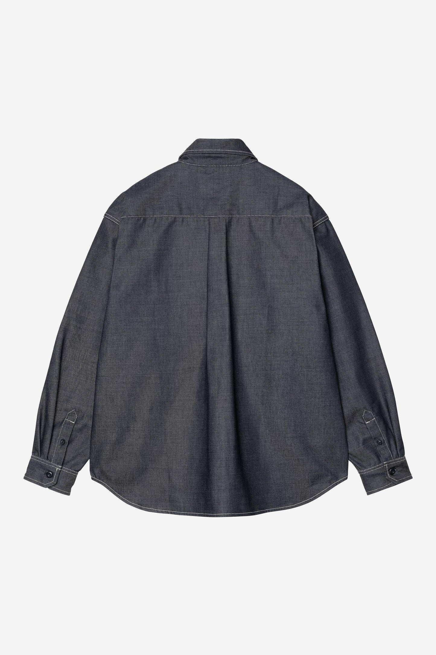 Carhartt Wip TIGAN L/S SHIRT Blue rigid