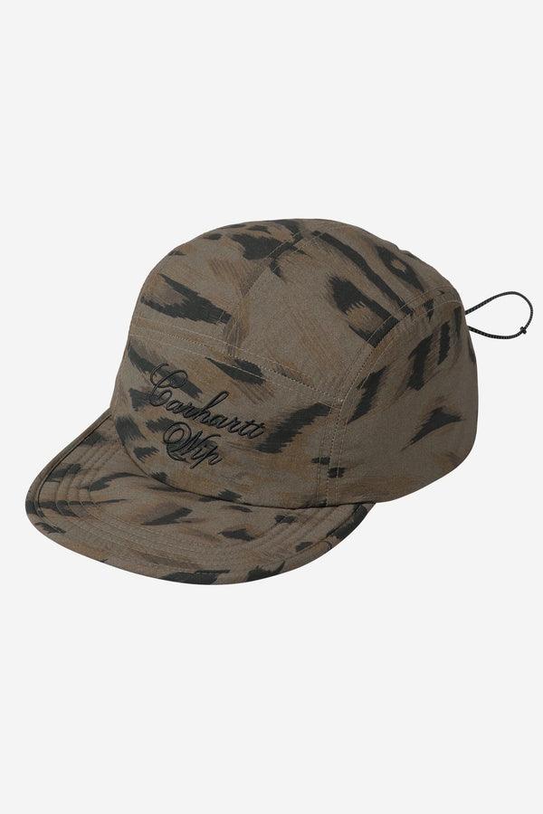 Carhartt Wip TRAVON CAP Duck Feather Print Cypress / Black — Carhartt Wip