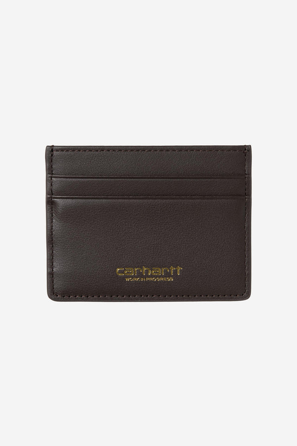 Carhartt Wip VEGAS CARDHOLDER Tobacco / Gold — Carhartt Wip