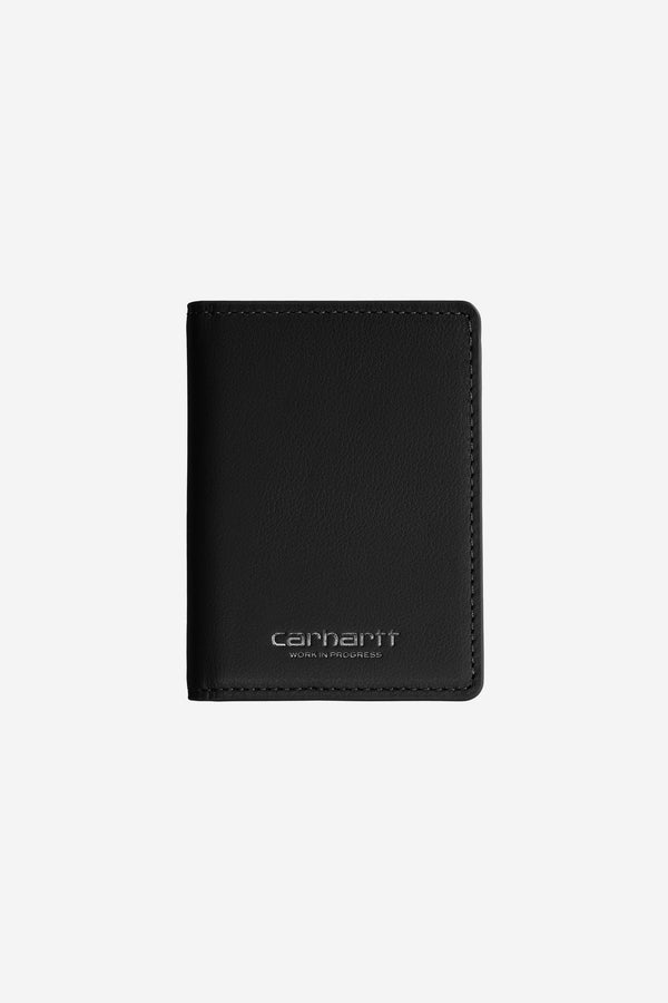 Carhartt Wip VEGAS FOLD CARDHOLDER Black / Silver — Carhartt Wip