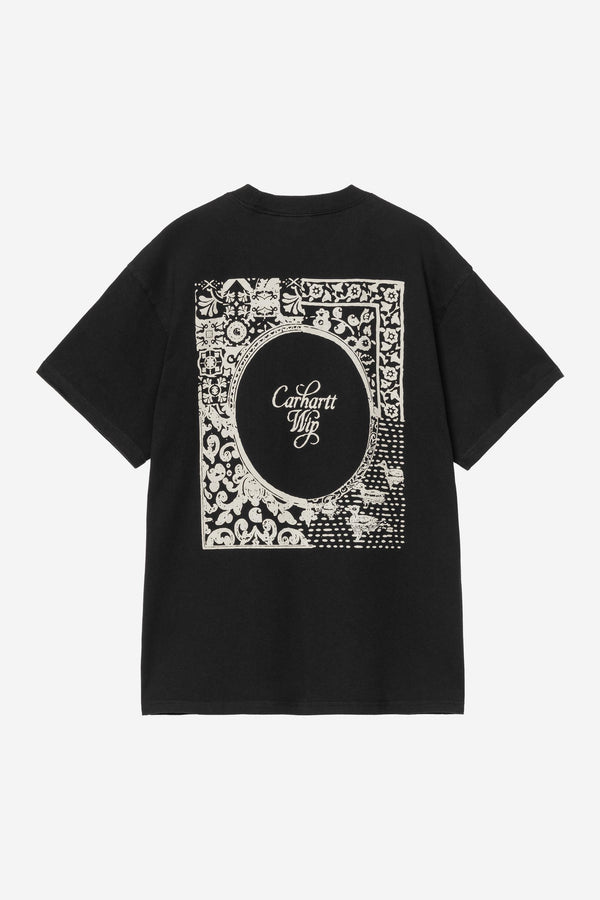 Carhartt Wip VESTIGE S/S TEE Black stone washed — Carhartt Wip