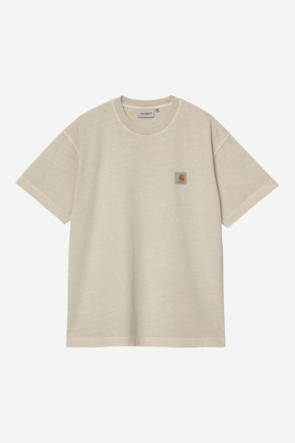Carhartt Wip VISTA S/S TEE Fleur De Sel garment dyed — Carhartt Wip