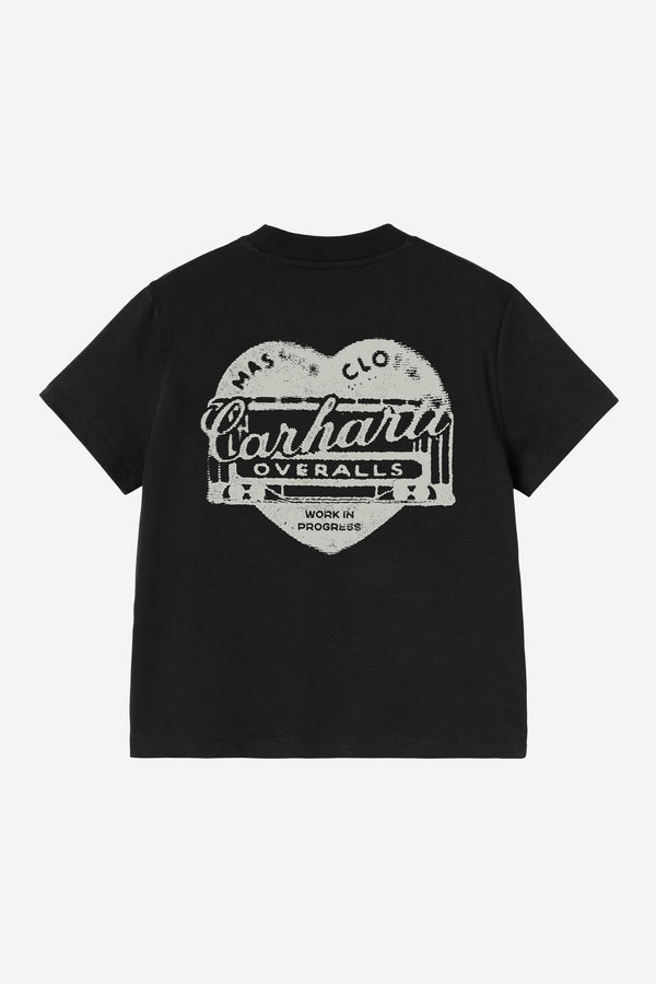 Carhartt Wip W GARBLE S/S TEE Black — Carhartt Wip