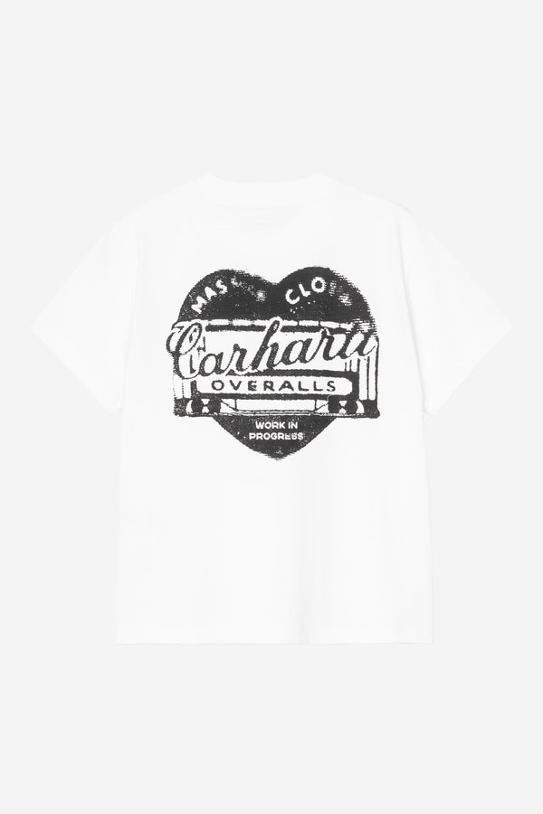 Carhartt Wip W GARBLE S/S TEE White — Carhartt Wip
