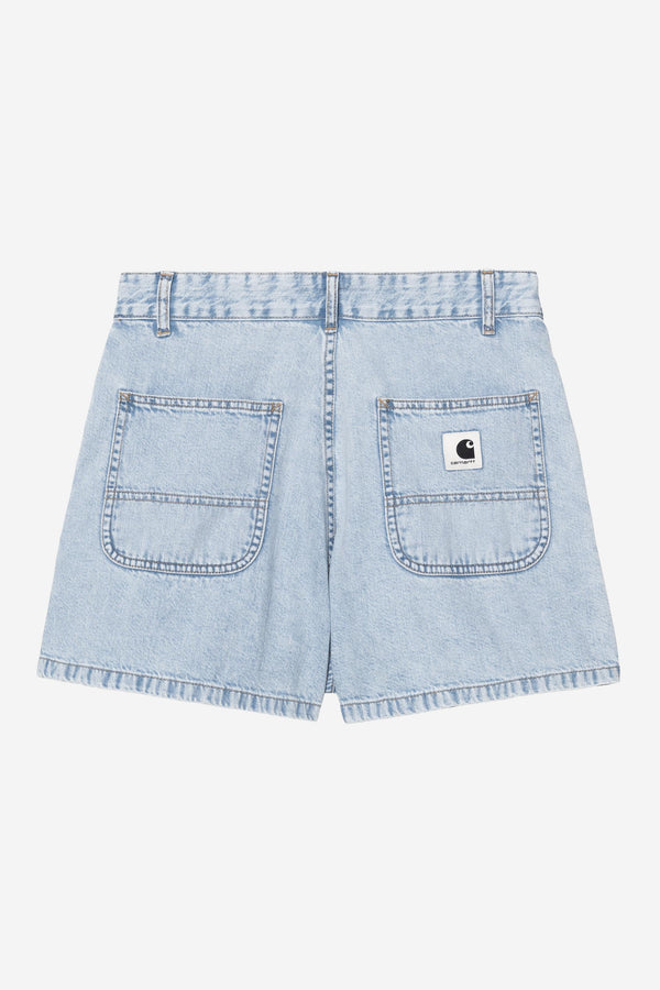 Carhartt Wip W LOVA SHORT Blue stone bleached — Carhartt Wip