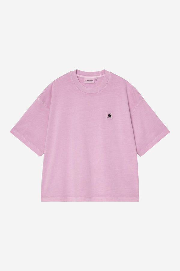 Carhartt Wip W NELSON S/S TEE Gentle Purple garment dyed — Carhartt Wip