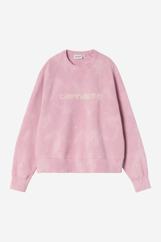 Carhartt Wip W PAINTER SWEAT Hortensia destroy wash splatter — Carhartt WIP