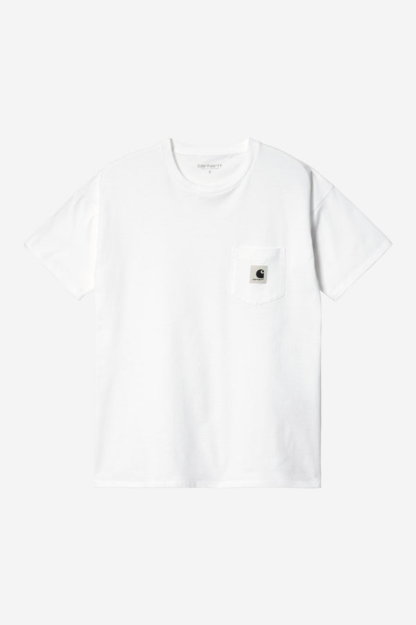 Carhartt Wip W POCKET S/S TEE White — Carhartt Wip