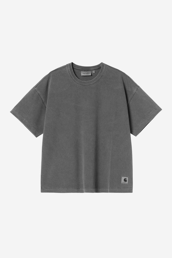 Carhartt Wip W TORION S/S TEE Black grind wash — Carhartt Wip