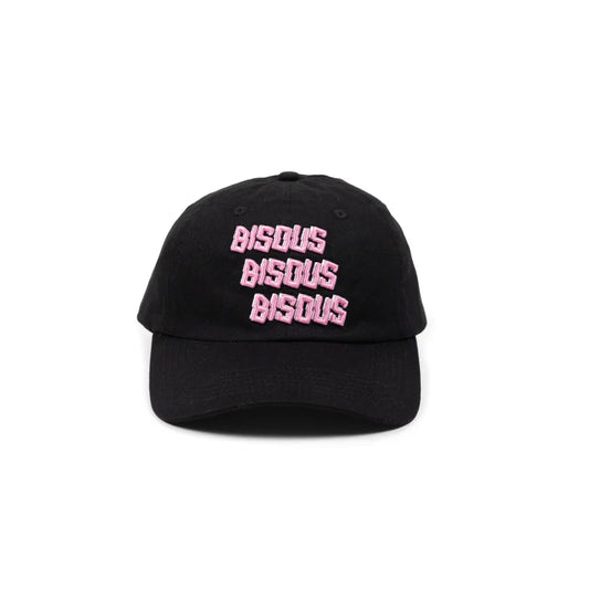 Casquette Bisous Skateboards BISOUS X 3 Black