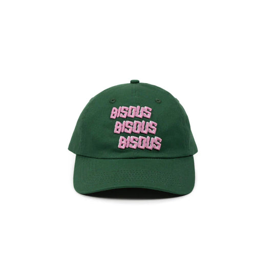Casquette Bisous Skateboards BISOUS X 3 Forest Green
