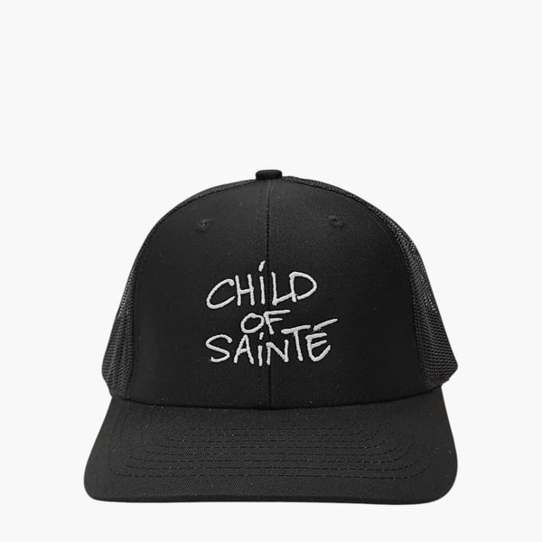 Casquette Saint-Etienne Child Of Sainté TRUCKER Noir — Child Of Sainté