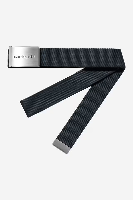 Ceinture Carhartt Wip CLIP BELT CHROME Deep Night