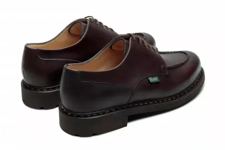 Chaussures Paraboot Chambord Lisse café homme back