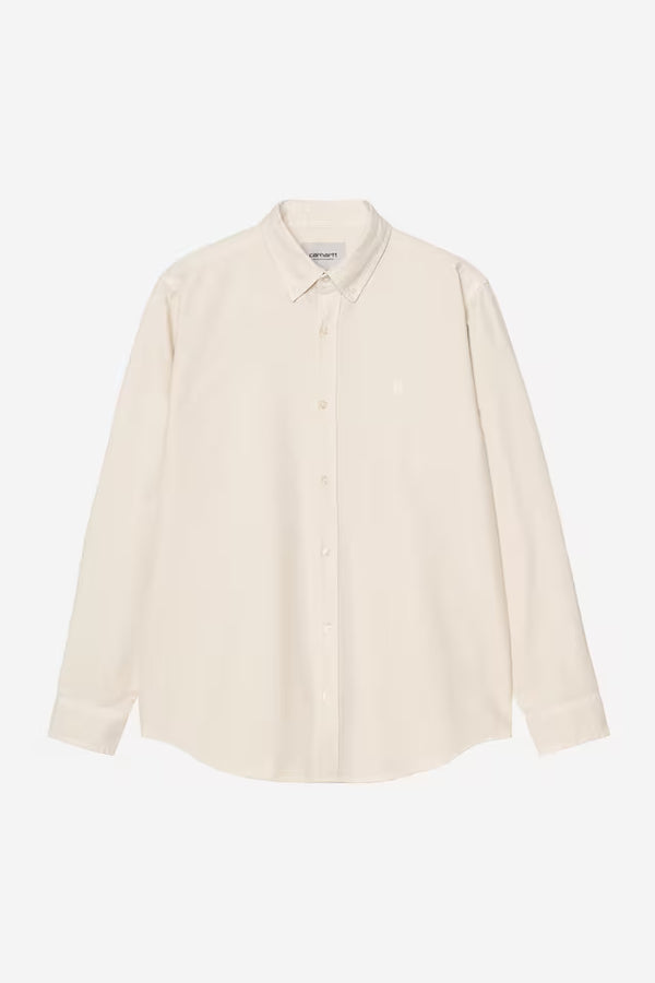 Chemise Carhartt Wip BOLTON L/S SHIRT Salt — Carhartt wip