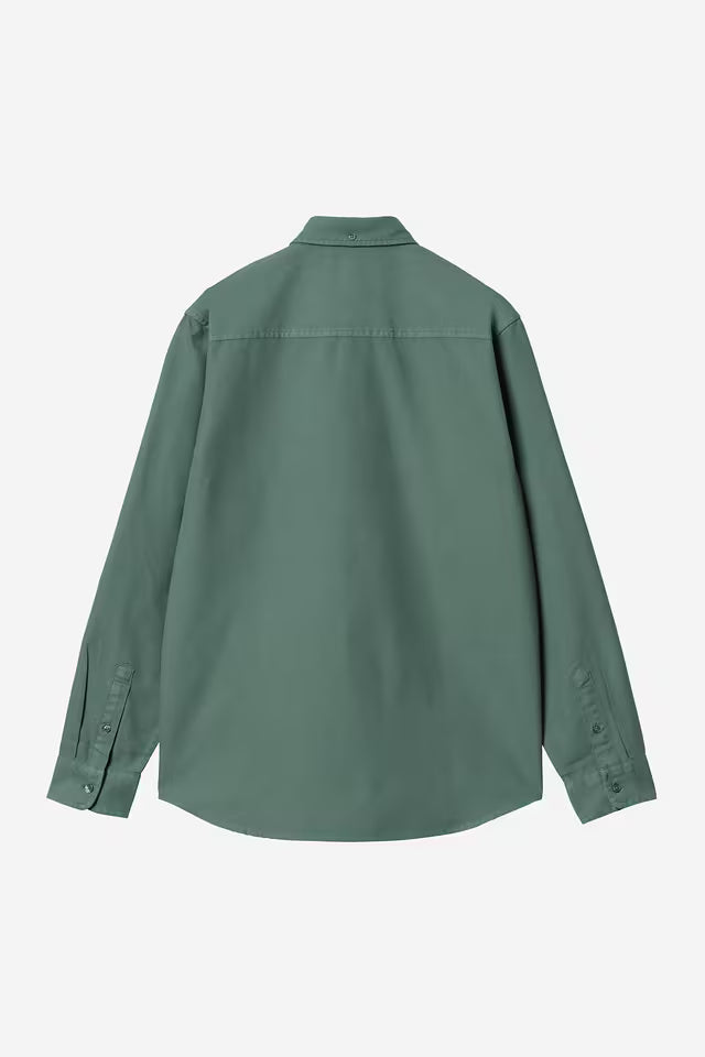 Chemise Carhartt Wip BOLTON L/S SHIRT Silver Pine