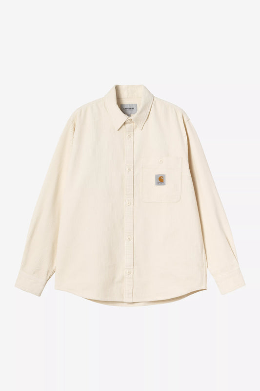 Chemise Carhartt Wip FLINT L/S SHIRT Salt