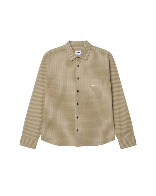 Chemise Obey JIMMY WOVEN Laurel Oak Multi