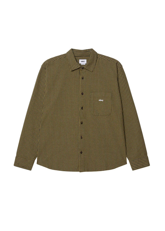 Chemise Obey JIMMY WOVEN Rosin