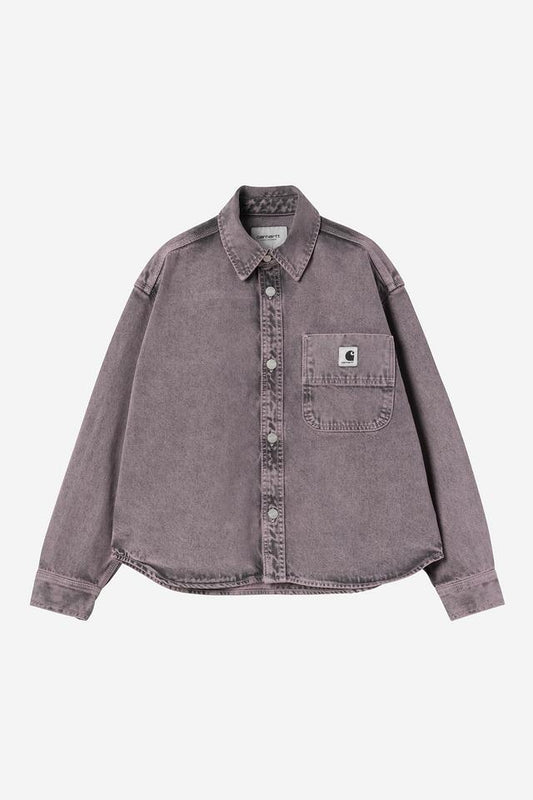Chemise Carhartt Wip W GEORGIA SHIRT JACKET Black Hortensia