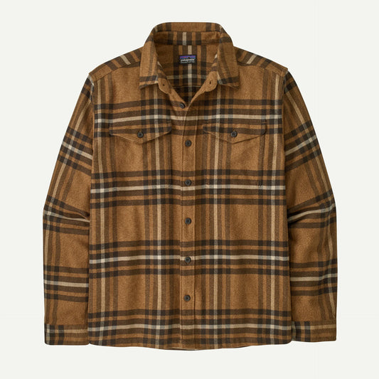 Chemise Patagonia FJORD FLANNEL SHIRT Catch Deer Brown