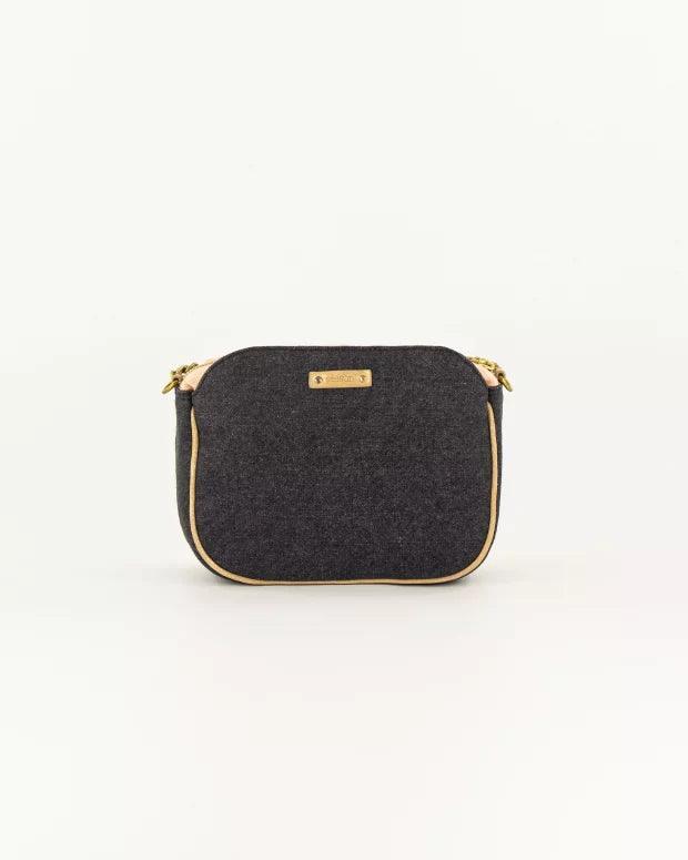 DIVINE MIXED MATERIALS BAG Black