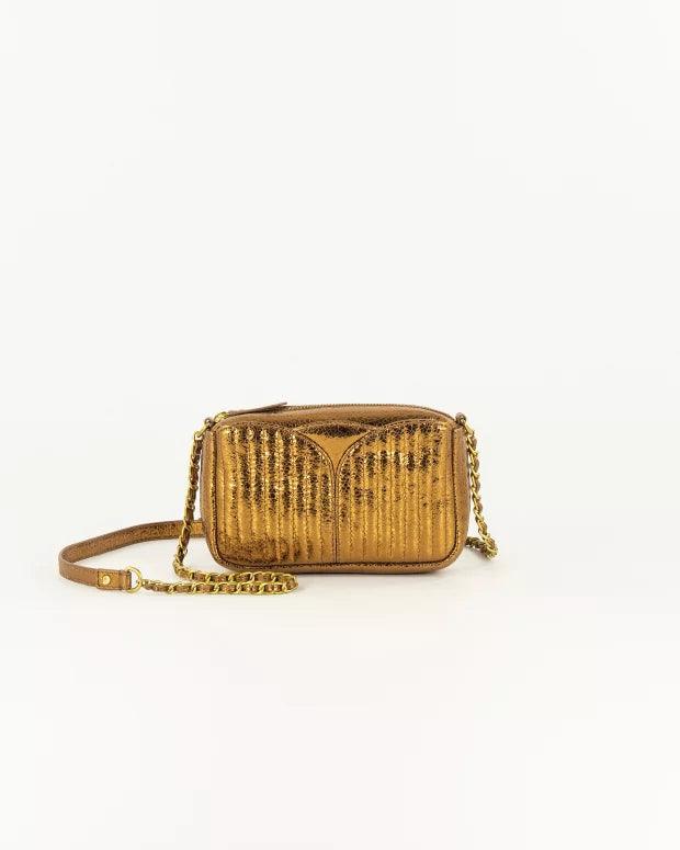 DIVINOU PETIT SAC MATELASSE Bronze