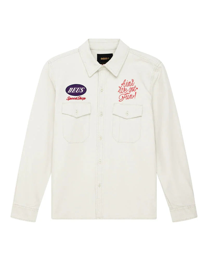 TIN LIZZIE L/S SHIRT White