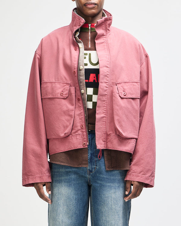 Deus Ex Machina Common State Jacket Overdyed Red — Deus Ex Machina