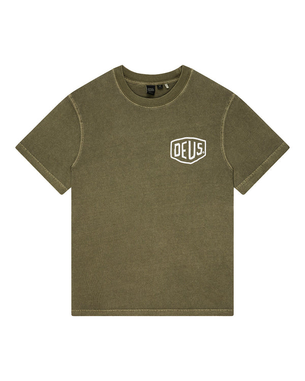 Deus Ex Machina Shield Gd Tee Olive Green — Deus Ex Machina