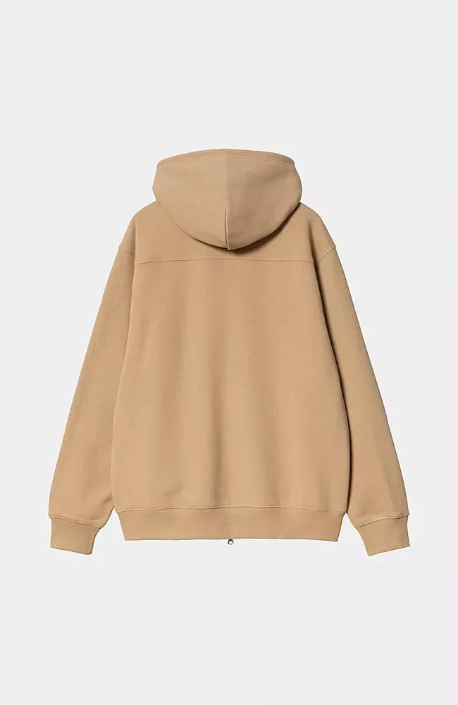 Veste Carhartt Wip HOODED ELDON SWEAT JACKET Dusty H Brown