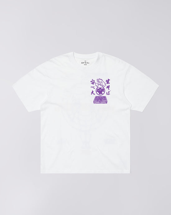 Edwin SOBA YASUBE S/S TEE White — Edwin