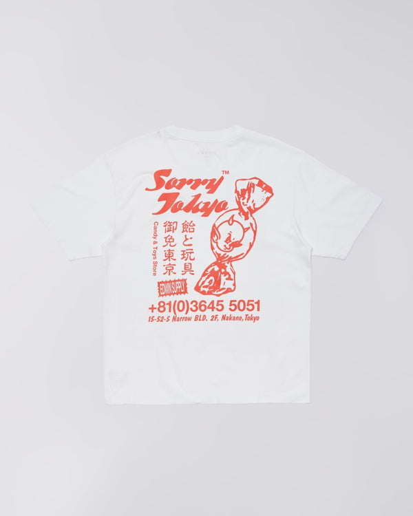 Edwin SORRY TOKYO S/S TEE White — Edwin
