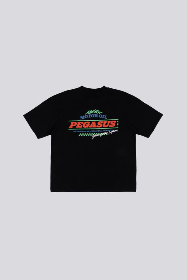 Goodies Sportive Motor Oil Tee Black — Goodies Sportive