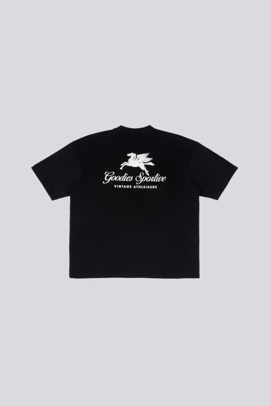 Goodies Sportive PEGASUS BLACK S/S TEE Black — Goodies Sportive