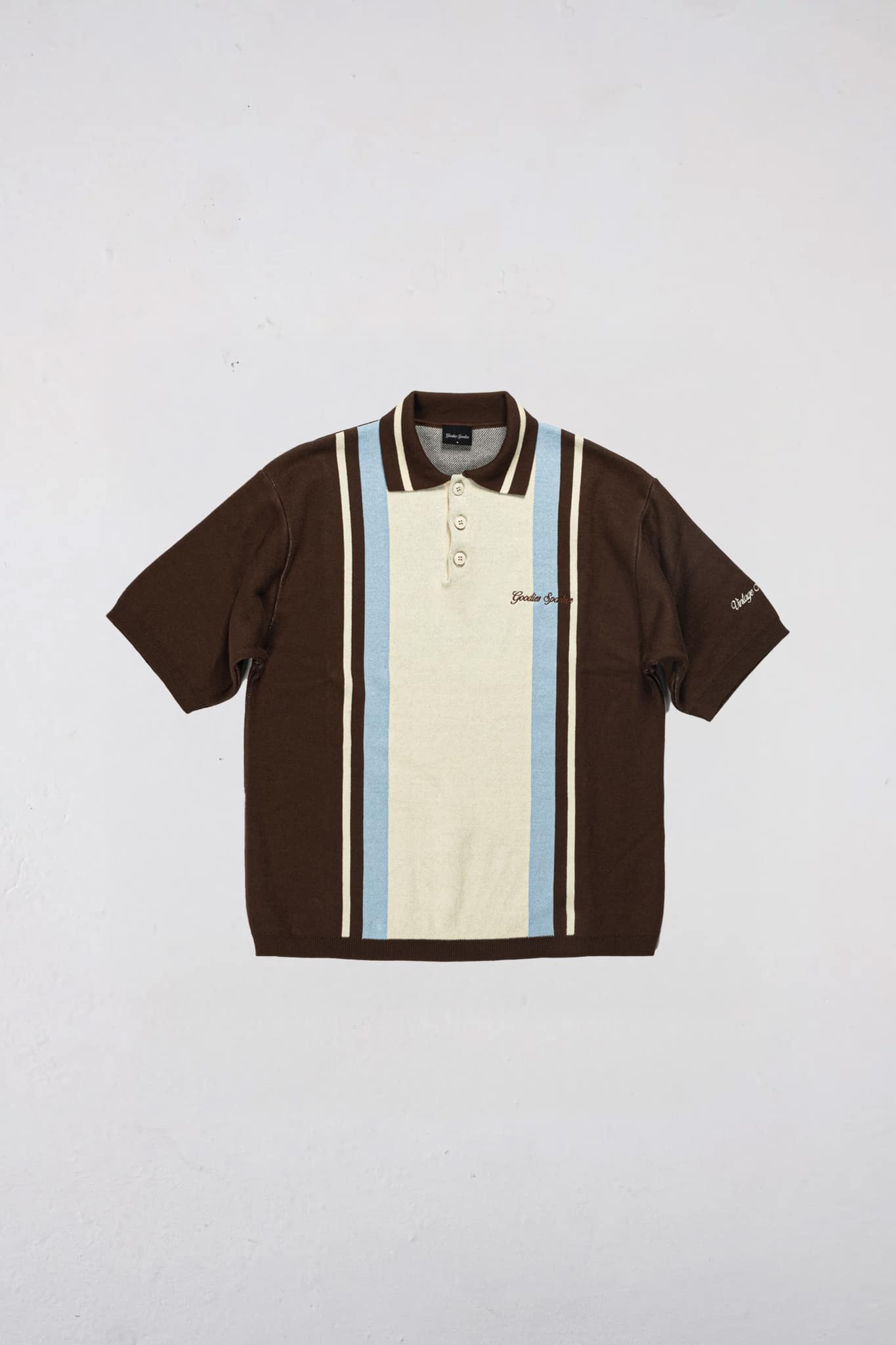 Goodies Sportive Polo NIAGARA Blue, Brown & Ecru