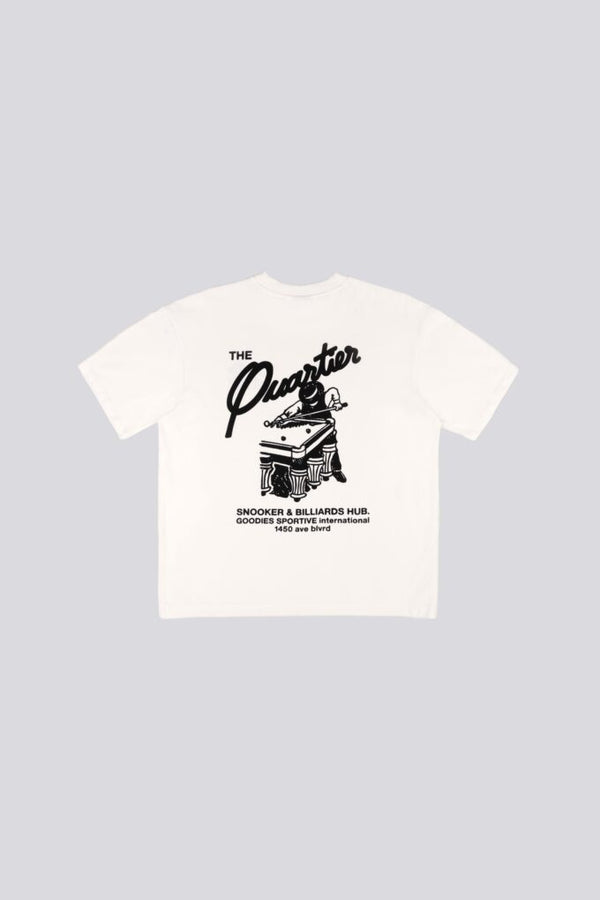 Goodies Sportive Snooker Tee White — Goodies Sportive