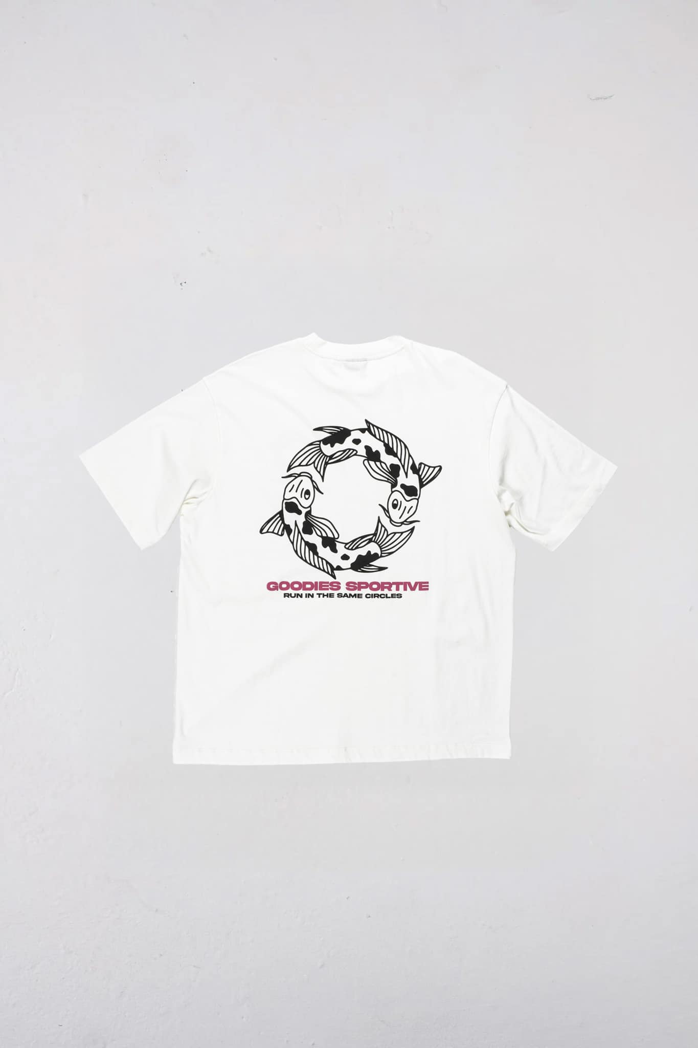 Goodies Sportive T Shirt CARP White back