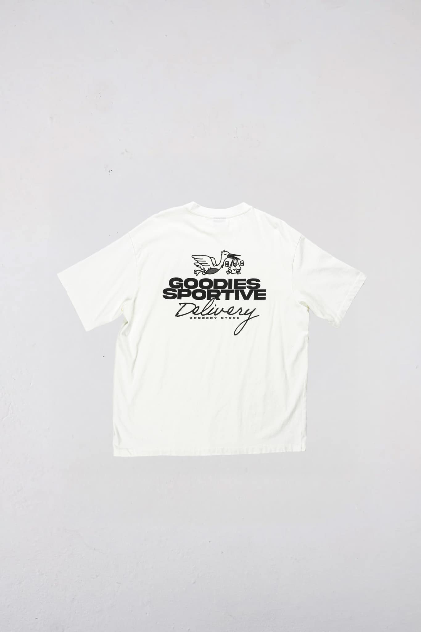 Goodies Sportive T Shirt DELIVERY White back