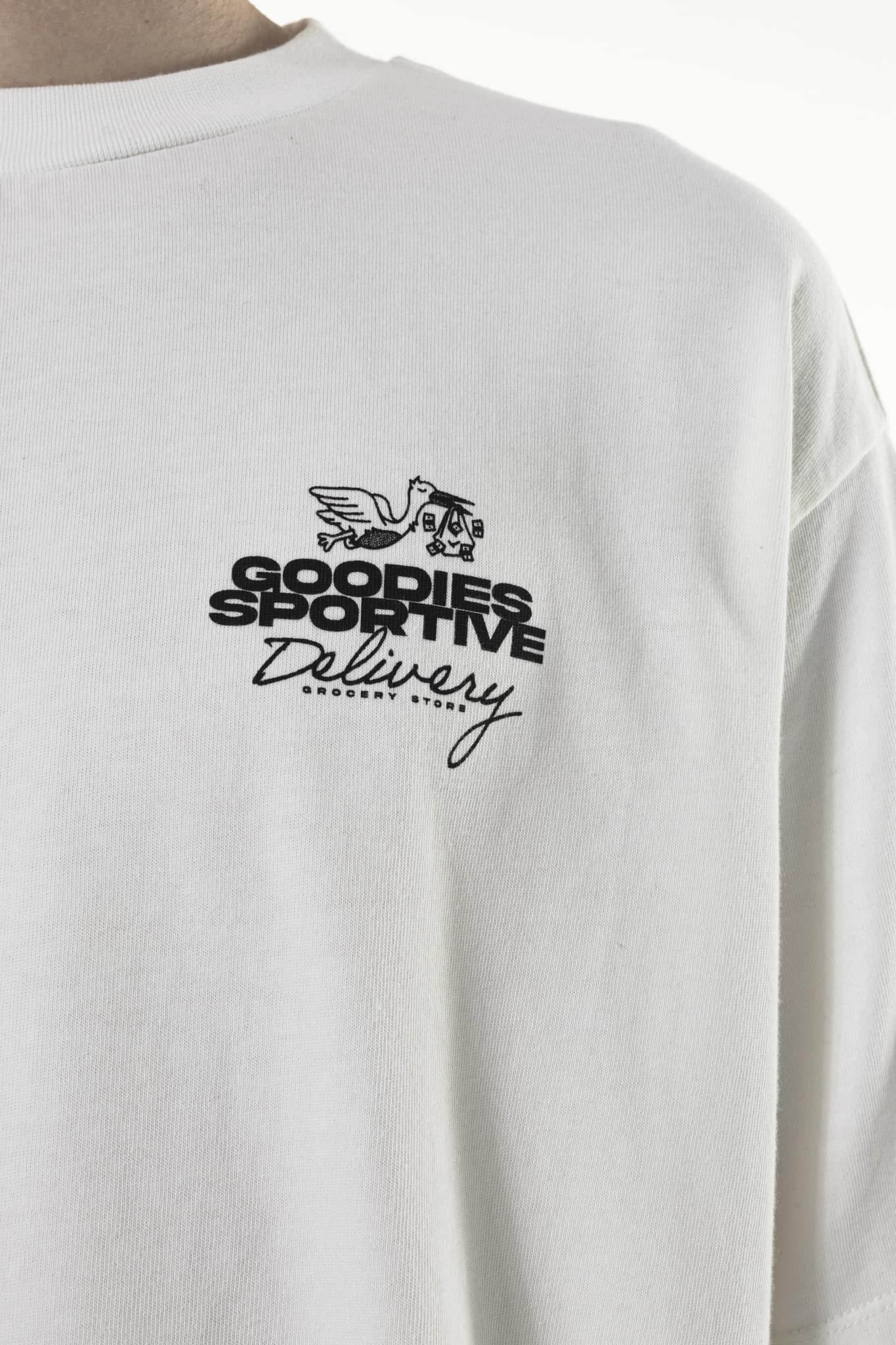 Goodies Sportive T Shirt DELIVERY White zoom
