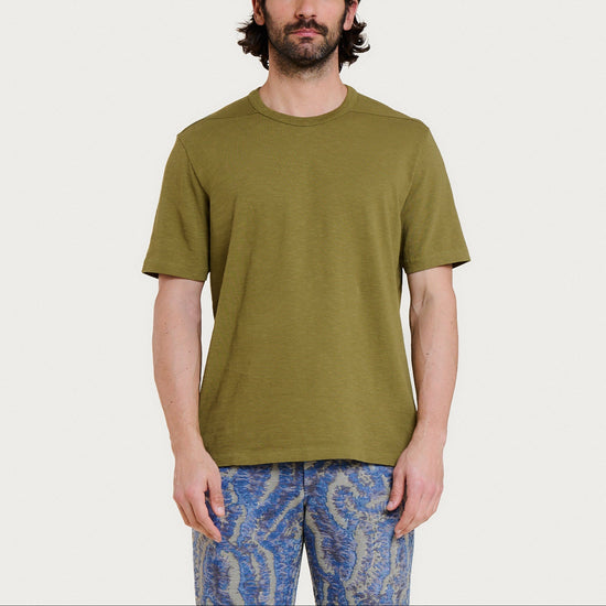 Homecore RODGER S/S TEE Army Khaki — Homecore
