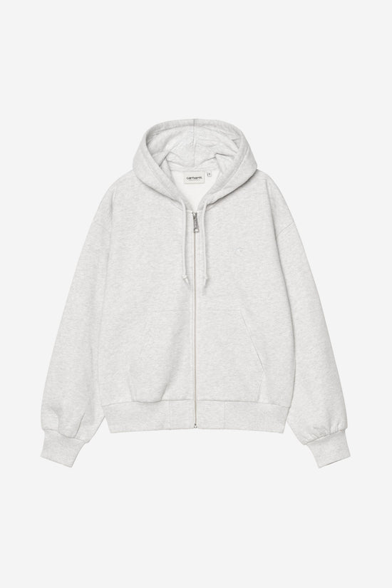 Carhartt Wip W HOODED CASEY JACKET Ash Heather / Silver — Carhartt WIP