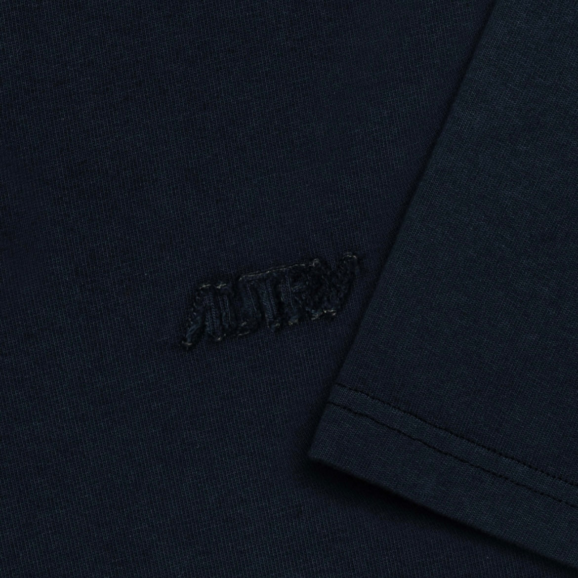 AUTRY T-SHIRT LOGO TON SUR TON UNISEX BLEU