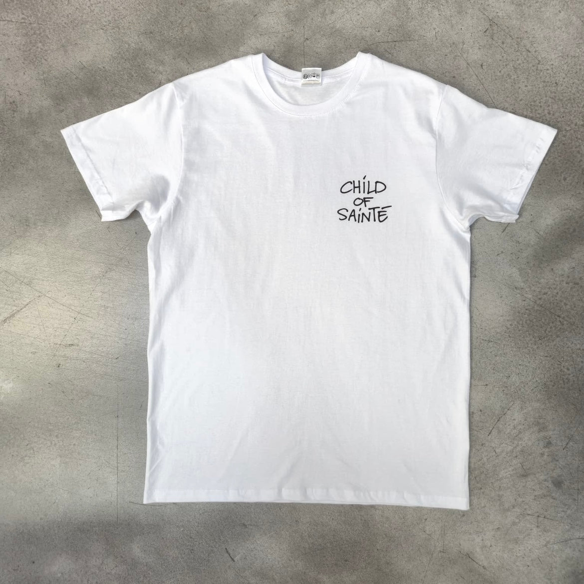 T Shirt Child Of Sainté COS HEART Blanc et Noir