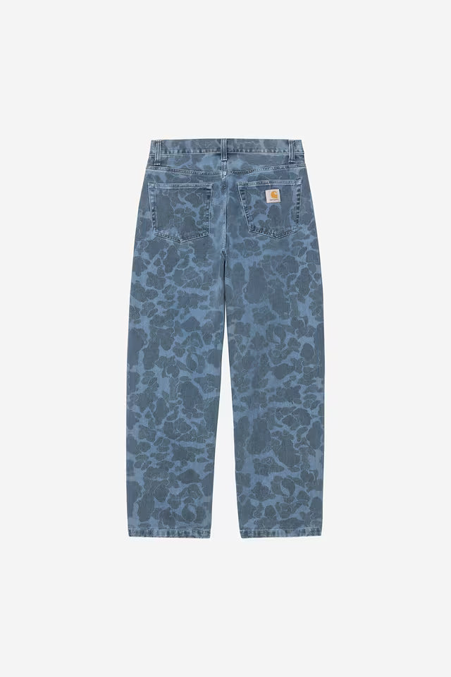 Jean Carhartt Wip DUCK LANDON PANT Camo Duck Blue Bleached